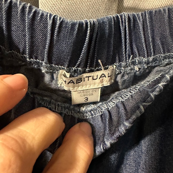 Habitual Kids Girls Denim Two Pc Set Size 3 NWT - Picture 6 of 9